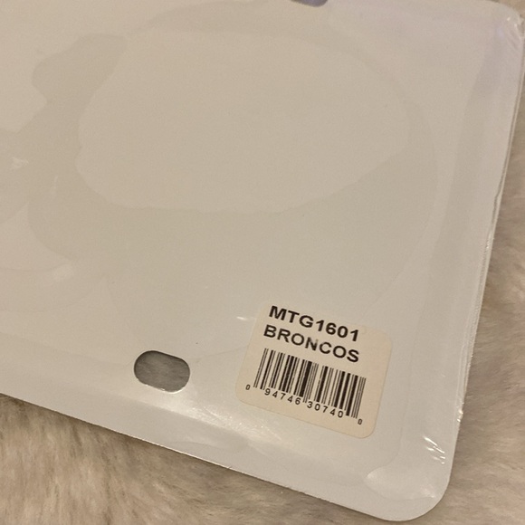 Denver broncos nfl football team logo metal license plate novelty plate - Picture 5 of 6